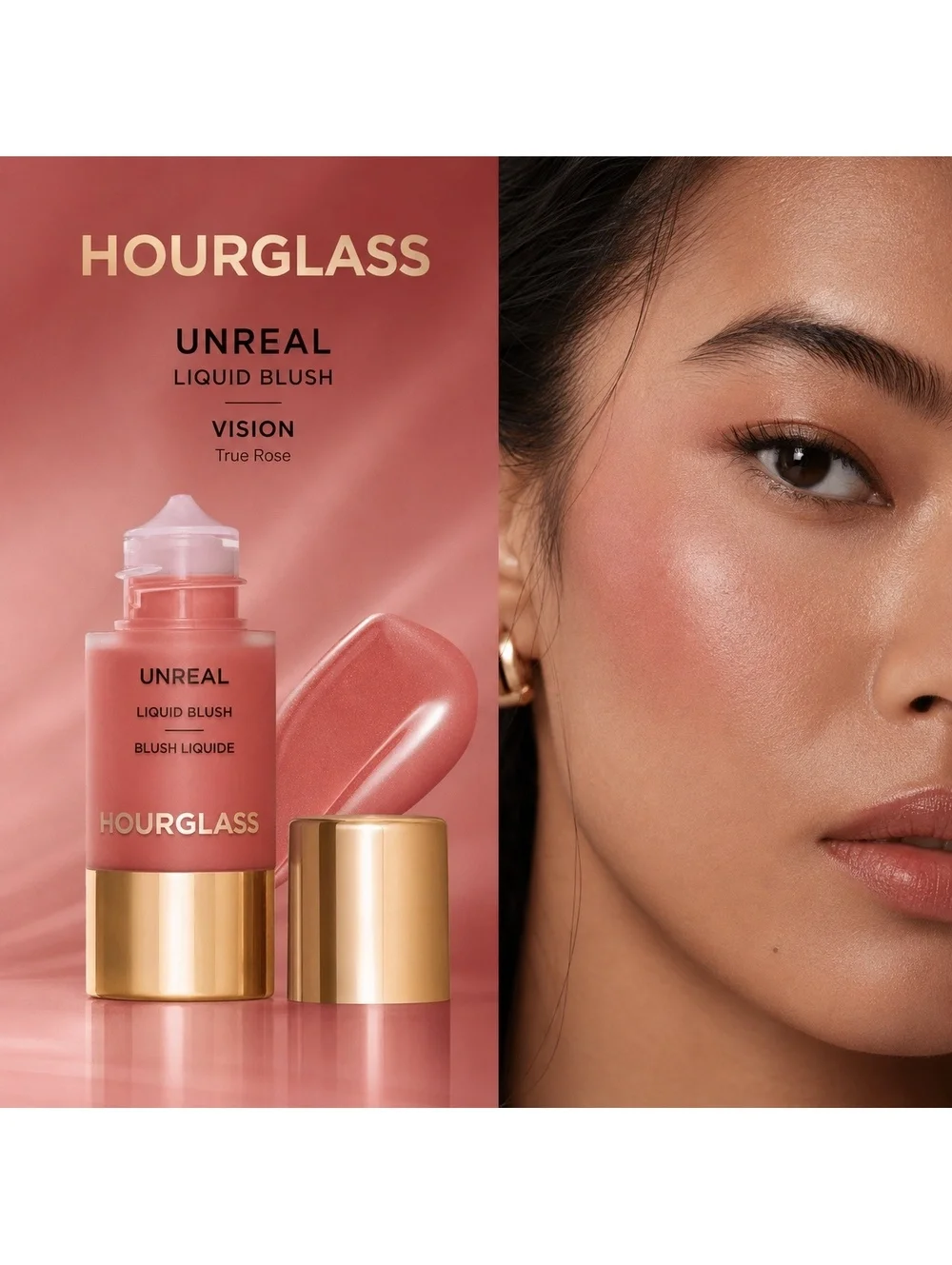 Hourglass Unreal Liquid Blush Vision True Rose BNIB NEW